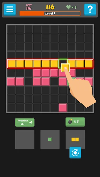 Скачать Block Buster - Hex and Square — Без рекламы — скриншот 2
