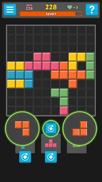 Скачать Block Buster - Hex and Square — Без рекламы — скриншот 3