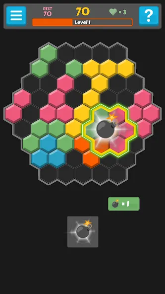 Скачать Block Buster - Hex and Square — Без рекламы — скриншот 4