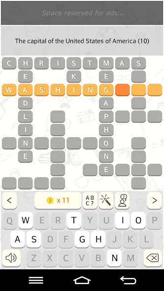 CrossWords 10 — Мод: Взлом на подсказки и отключена реклама — скриншот 3