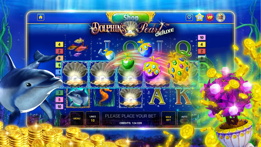 Bloom Boom Casino Slots Online на Андроид — Мод Много денег — скриншот 5