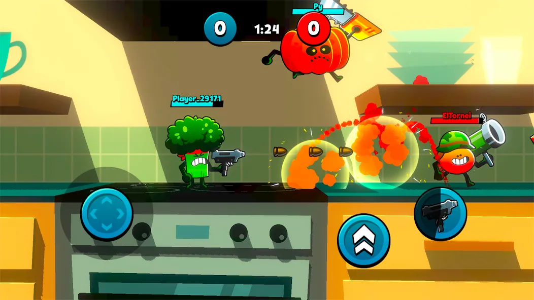 Скачать Food Gang на Android — Много денег и кристаллов — скриншот 1