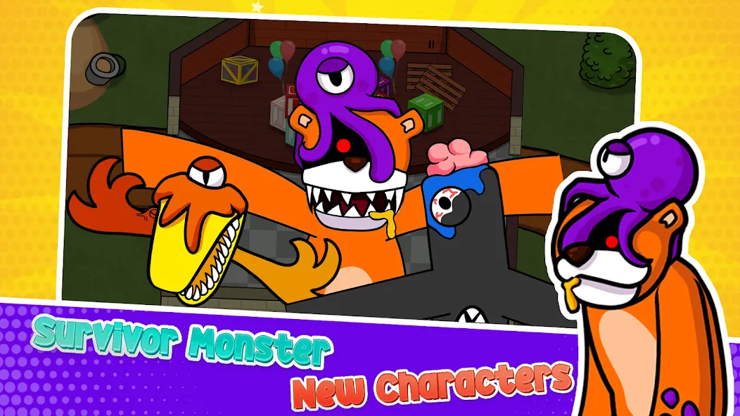 Скачать Survivor In Rainbow Monster на Андроид — Много денег — скриншот 1