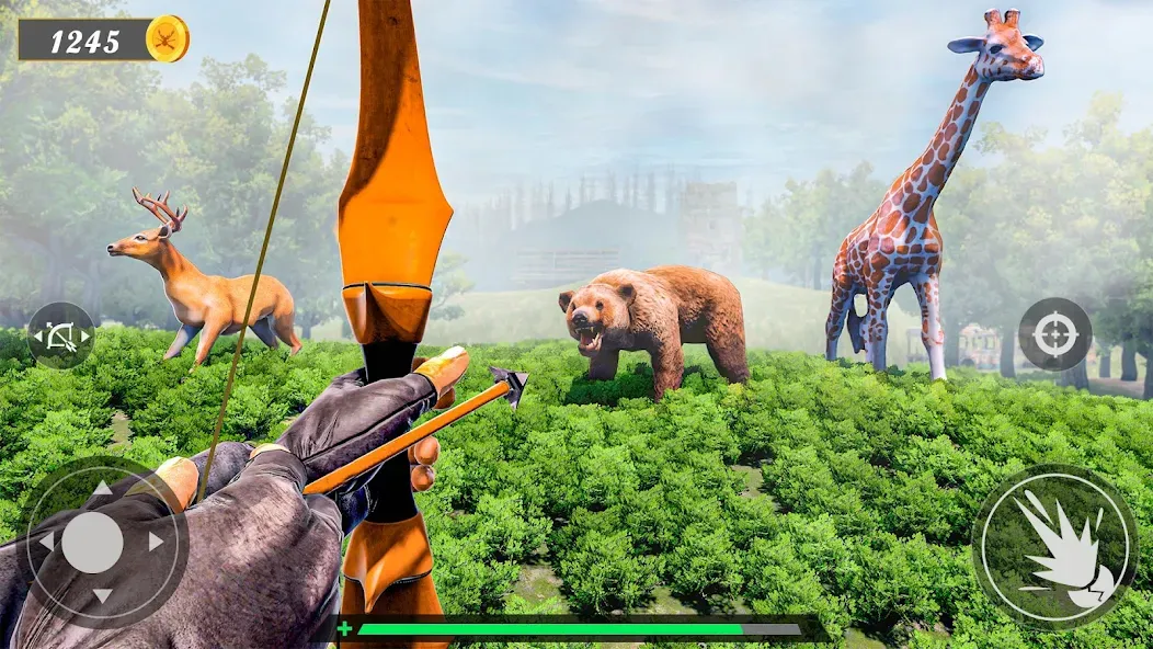 Скачать Animal Archery Hunting Games на телефон — Много денег — скриншот 3 Скачать Animal Archery Hunting Games на телефон — Много денег — скриншот 3