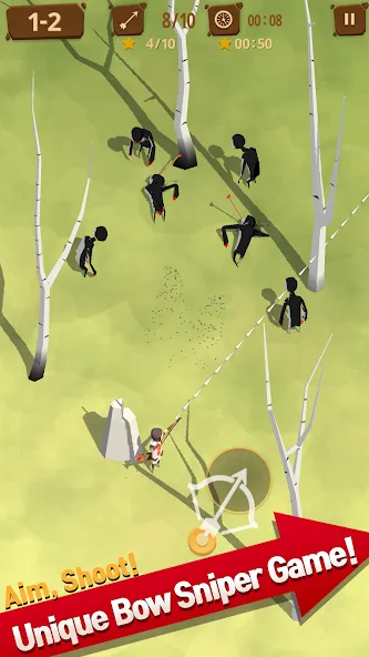 Last Arrows : Sniping Archer MOD — Много денег на Андроид — скриншот 1