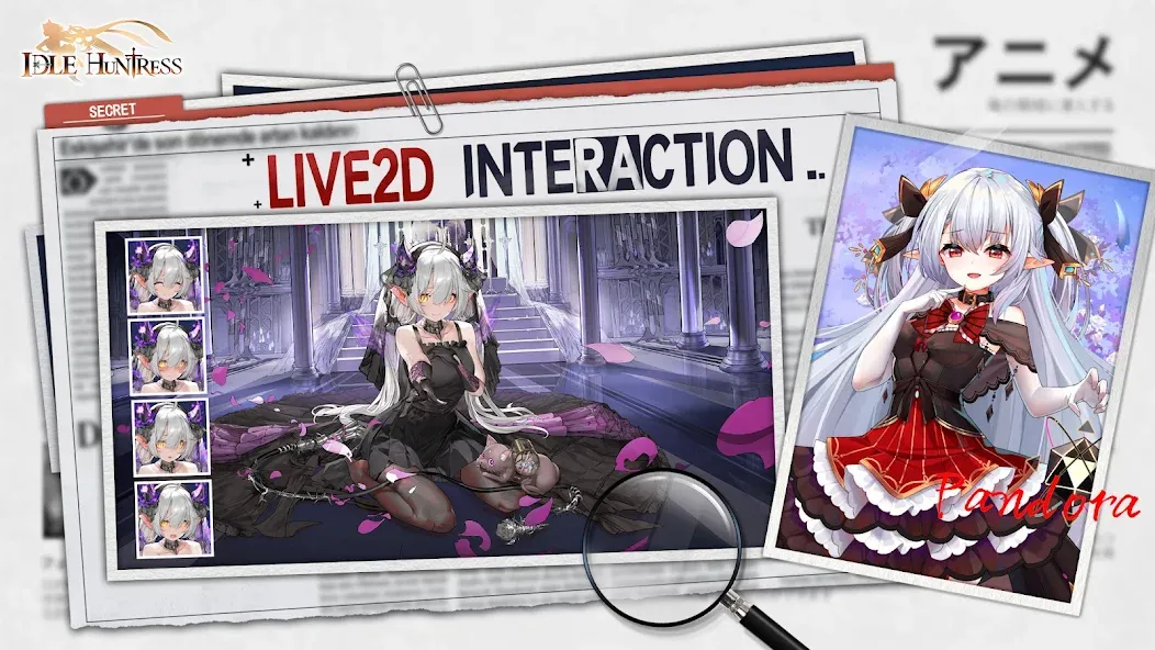 Скачать Idle Huntress: Girl's Land EU на Android — Много алмазов — скриншот 4