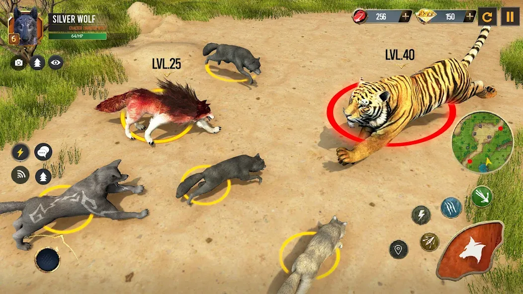 Скачать Wild Wolf Simulator Wolf Games на Android — Много денег — скриншот 4