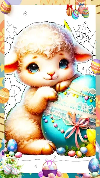 Взлом Holiday Relax Coloring Games — Все открыто — скриншот 3