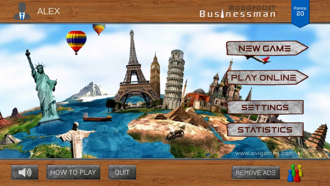 Businessman ONLINE board game — Мод: Много денег — скриншот 2