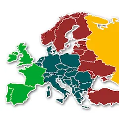 Europe Map Quiz - European Cou на Андроид — Мод Все уровни разблокированы