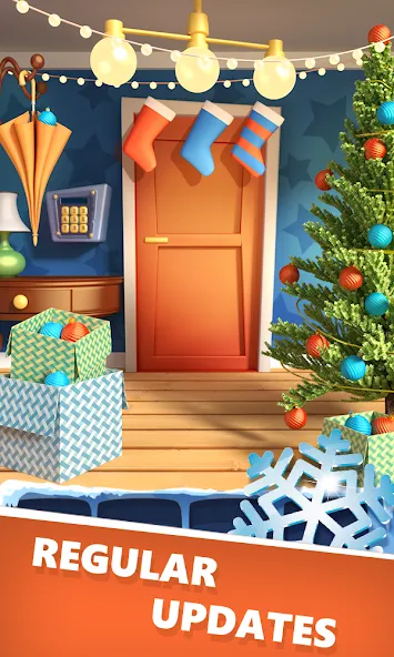 Open 100 Doors - Christmas! MOD APK на Android — Все подсказки разблокированы — скриншот 5