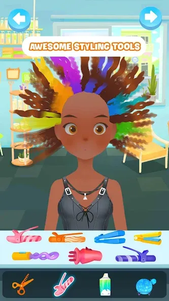 Hair salon games : Hairdresser (Мод Все открыто) — скриншот 2