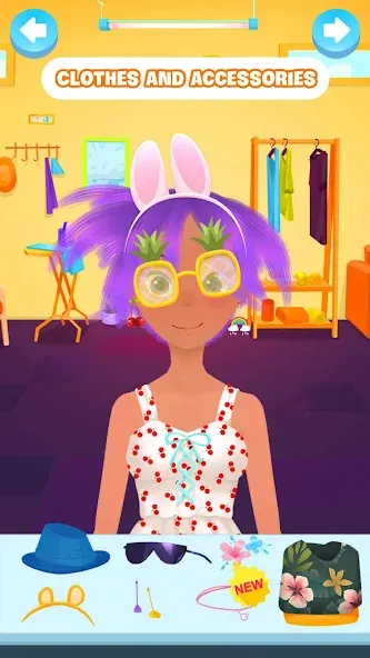 Hair salon games : Hairdresser (Мод Все открыто) — скриншот 3