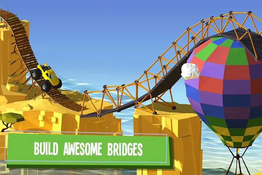 Скачать взломанную Build a Bridge! — Много денег и бесплатные подсказки — скриншот 2
