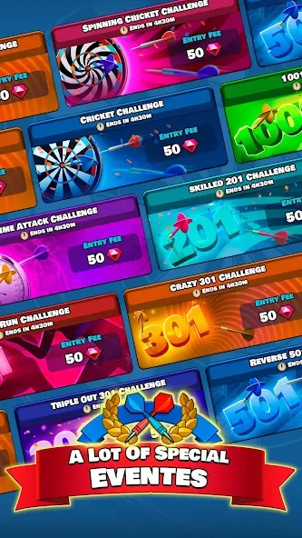 Скачать Darts Club: PvP Multiplayer — Много денег и бесконечная энергия — скриншот 4 Скачать Darts Club: PvP Multiplayer — Много денег и бесконечная энергия — скриншот 4