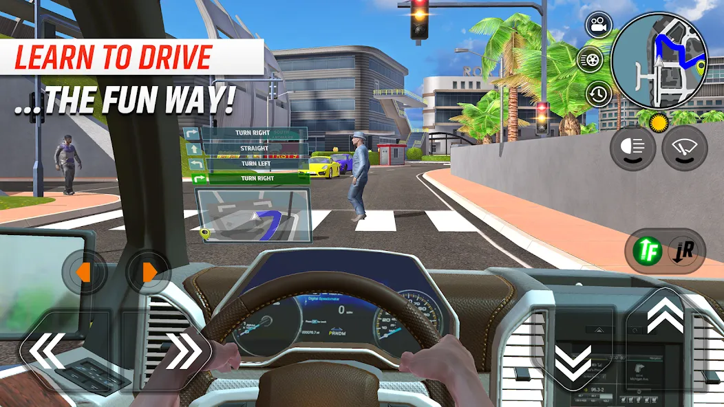 Car Driving School Simulator MOD APK — Много денег и все машины открыты — скриншот 1