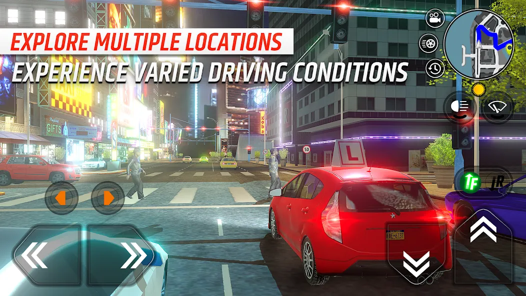 Car Driving School Simulator MOD APK — Много денег и все машины открыты — скриншот 2
