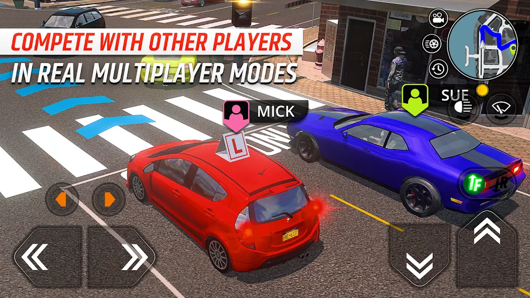 Car Driving School Simulator MOD APK — Много денег и все машины открыты — скриншот 5