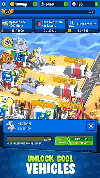 Idle Inventor - Factory Tycoon на Андроид — Много денег — скриншот 2