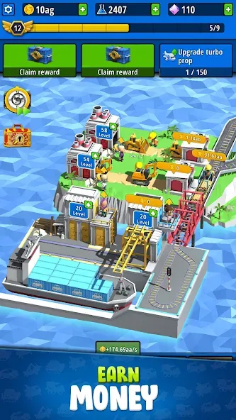 Idle Inventor - Factory Tycoon на Андроид — Много денег — скриншот 4