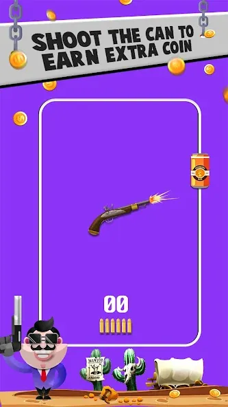 Bottle Shooting VS Gun MOD — Много денег и патронов на Андроид — скриншот 3