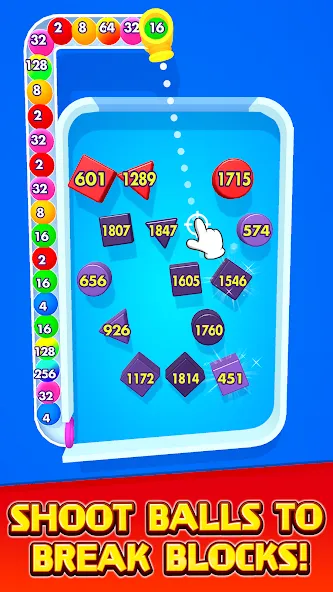 Bounce Merge MOD APK на Android — Много денег — скриншот 1