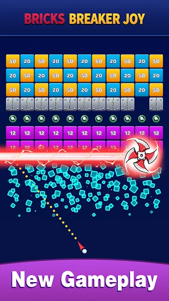 Скачать Bricks Breaker Joy на Андроид — Много денег и без рекламы — скриншот 2