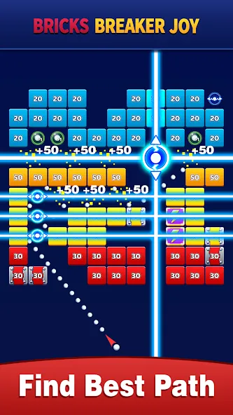 Скачать Bricks Breaker Joy на Андроид — Много денег и без рекламы — скриншот 4