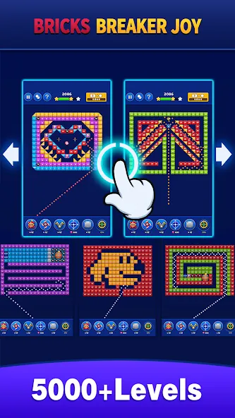 Скачать Bricks Breaker Joy на Андроид — Много денег и без рекламы — скриншот 5
