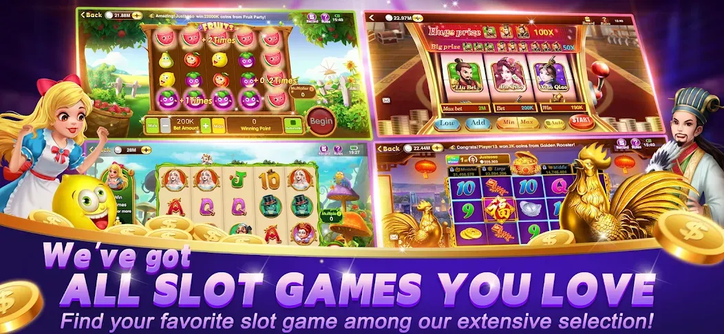 Happy Poker Slots на Андроид — Мод Много денег — скриншот 2