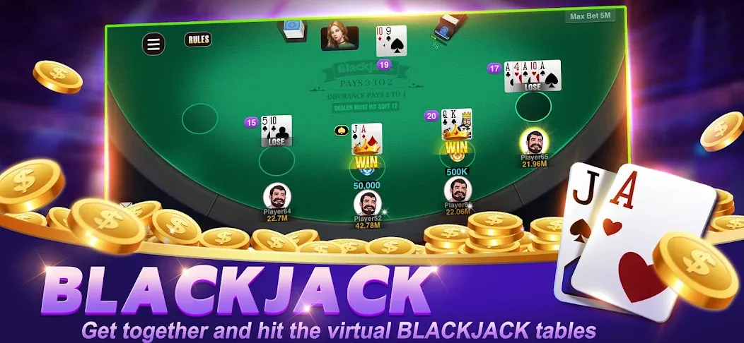 Happy Poker Slots на Андроид — Мод Много денег — скриншот 5