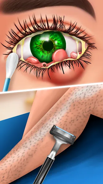 Скачать ASMR Doctor Makeup Salon games на телефон — Все открыто и без рекламы — скриншот 4