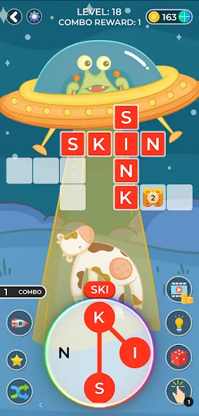 Word Game. Crossword Search Pu на Андроид — Мод Много денег и подсказок — скриншот 3