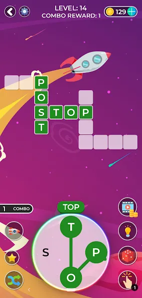 Word Game. Crossword Search Pu на Андроид — Мод Много денег и подсказок — скриншот 4