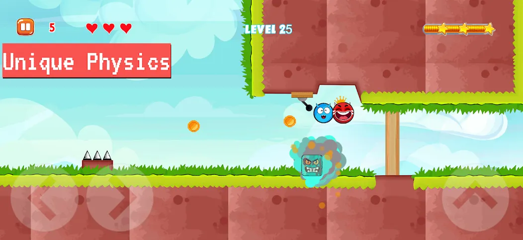 Bounce Ball 4: Red Season 4 — Много денег — скриншот 3 Bounce Ball 4: Red Season 4 — Много денег — скриншот 3