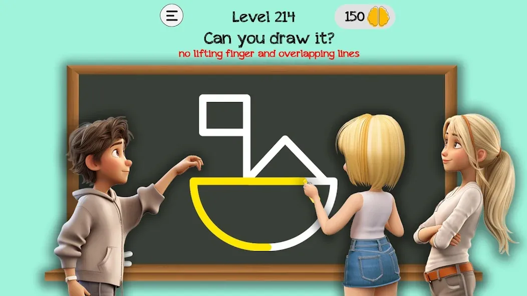 Взломанная Braindom: Brain Games Test на Андроид — Много денег и подсказок — скриншот 1 Взломанная Braindom: Brain Games Test на Андроид — Много денег и подсказок — скриншот 1
