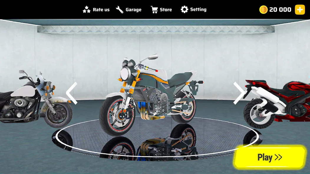 Скачать Moto Bike Race 3D Motorcycles — Много денег — скриншот 5