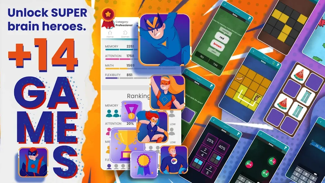 Brain Power - Working memory — Все уровни разблокированы — скриншот 2
