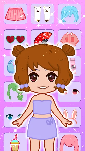 Doll Dress Up: Makeup Games — Мод: Много денег и все открыто — скриншот 2