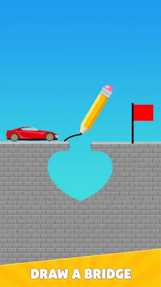 Draw Bridge Puzzle: Brain Game — Мод: Всё открыто — скриншот 1 Draw Bridge Puzzle: Brain Game — Мод: Всё открыто — скриншот 1