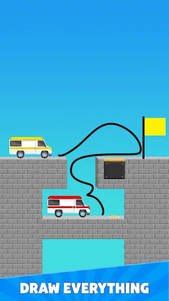 Draw Bridge Puzzle: Brain Game — Мод: Всё открыто — скриншот 2 Draw Bridge Puzzle: Brain Game — Мод: Всё открыто — скриншот 2