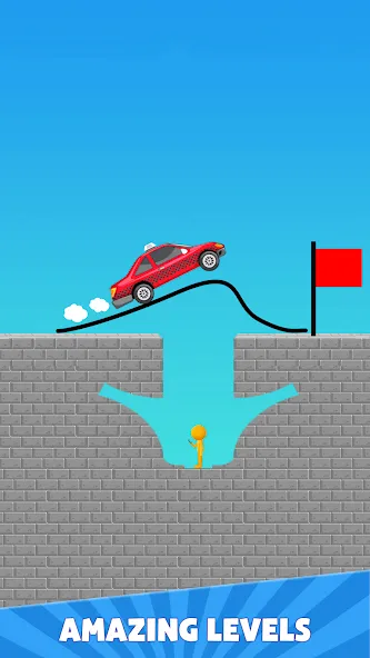 Draw Bridge Puzzle: Brain Game — Мод: Всё открыто — скриншот 4 Draw Bridge Puzzle: Brain Game — Мод: Всё открыто — скриншот 4
