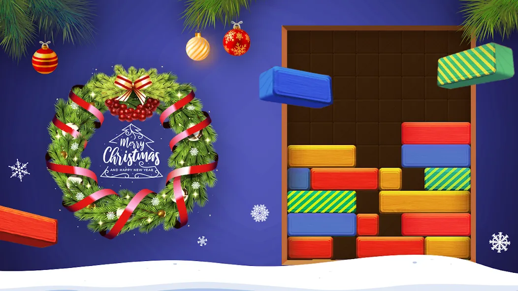 Скачать Falling Blocks: Sliding Puzzle MOD APK — Бесконечные подсказки — скриншот 1