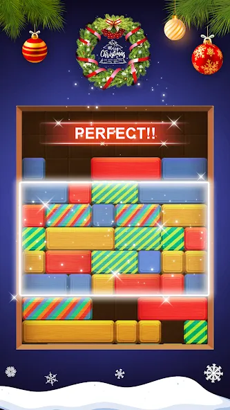 Скачать Falling Blocks: Sliding Puzzle MOD APK — Бесконечные подсказки — скриншот 3