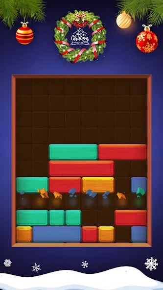 Скачать Falling Blocks: Sliding Puzzle MOD APK — Бесконечные подсказки — скриншот 4