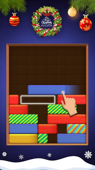 Скачать Falling Blocks: Sliding Puzzle MOD APK — Бесконечные подсказки — скриншот 5