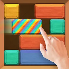 Скачать Falling Blocks: Sliding Puzzle MOD APK — Бесконечные подсказки