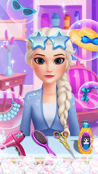 Hair Salon: Beauty Salon Game — Много денег — скриншот 1