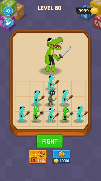 Скачать взломанную Merge Monster Friends — Много денег — скриншот 3