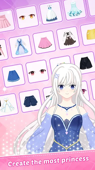 Princess Dress Up - Sweet Doll — Взломанная версия (Все открыто) — скриншот 4